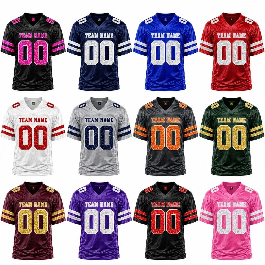 Personalized Classic Football Tee for Mom or Daughter Gift