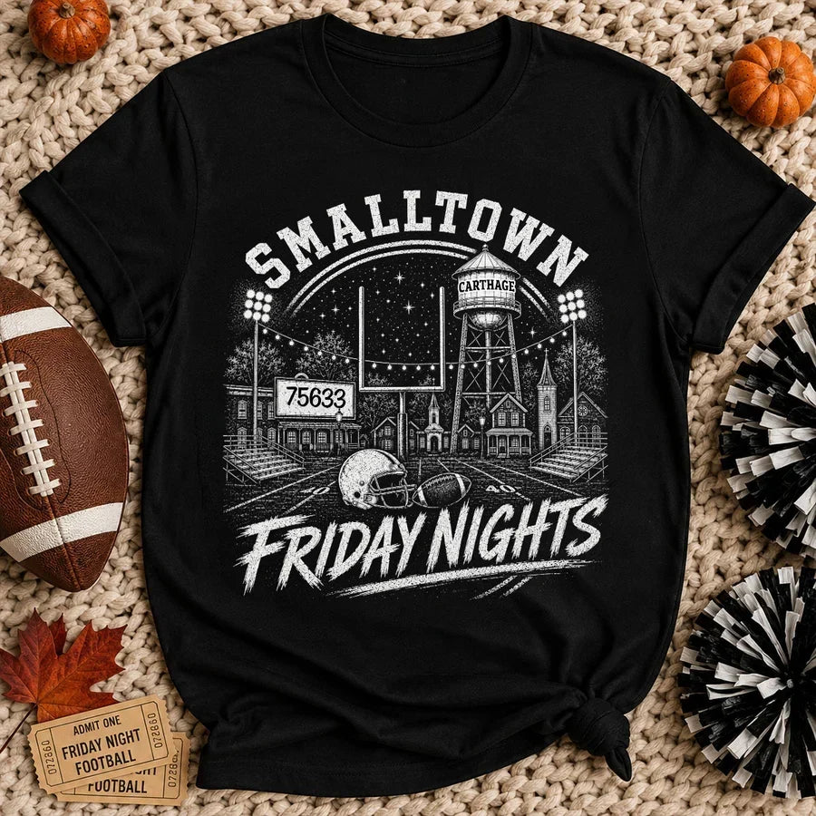 Personalized Classic Tee Football Keepsake for Fans