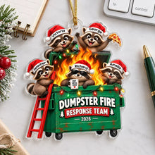 Load image into Gallery viewer, Personalized Raccoon Acrylic Ornament Funny Coworker Gift
