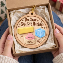 Load image into Gallery viewer, Personalized Wooden Ornament Cute Squishy Design Gift for Kids
