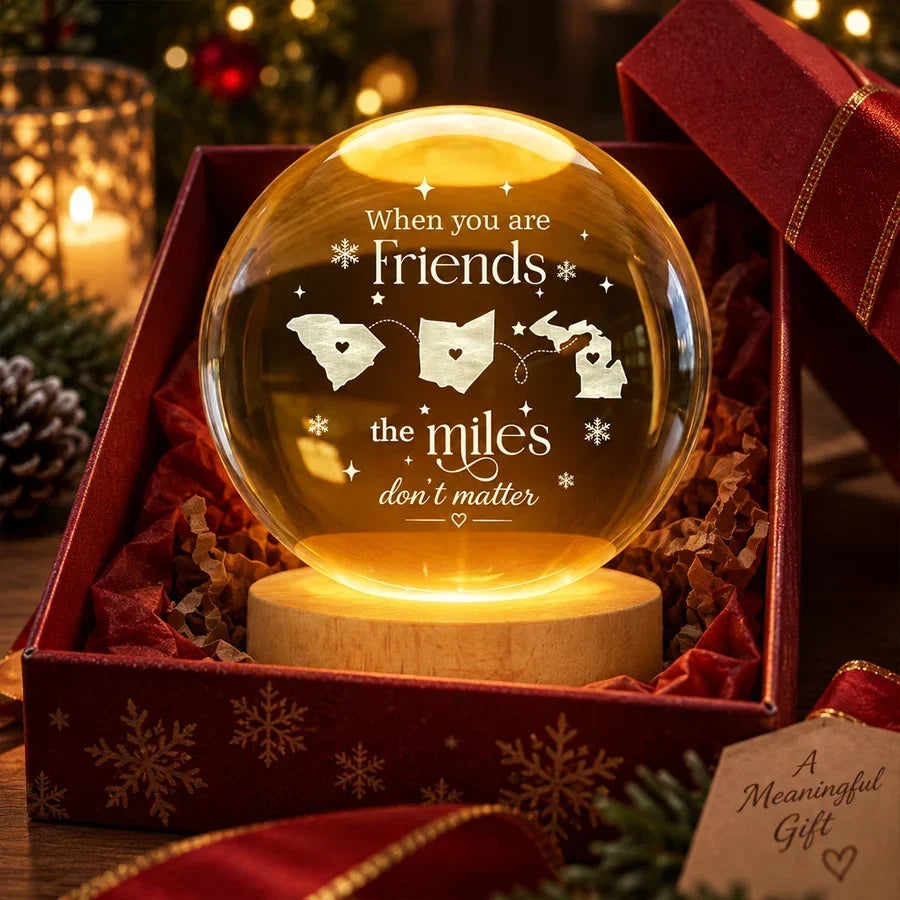 Personalized Globe Lamp Creative Keepsake Gift for Family