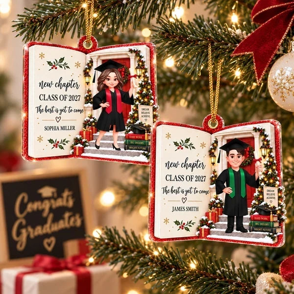 Personalized Graduation Acrylic Ornament Unique Gift for Daughter