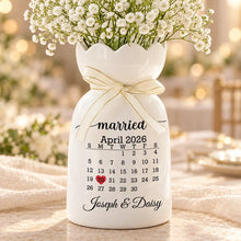 Load image into Gallery viewer, Personalized Wedding Date Mug Custom Names Gift for Couples
