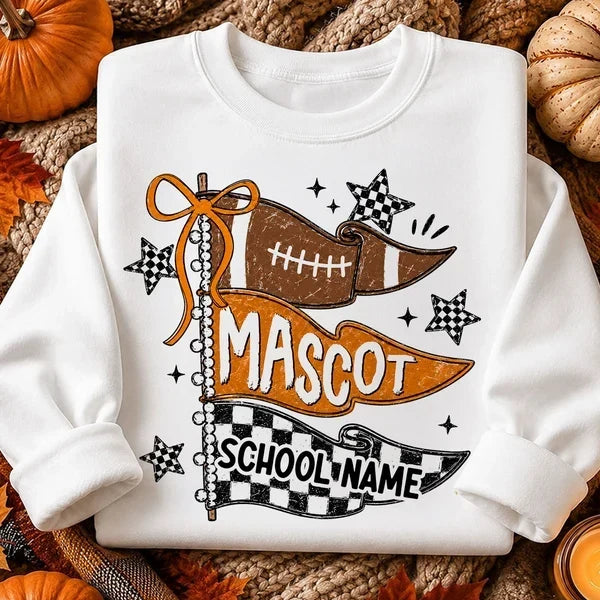 Personalized Classic Football Tee Custom Gift for Mom