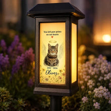 Load image into Gallery viewer, Personalized Solar Garden Stake Light Dog Memorial Tribute Gift
