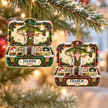 Load image into Gallery viewer, Personalized Fishing Acrylic Ornament Custom Name Gift for Dad
