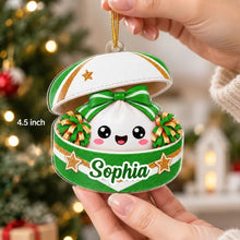 Load image into Gallery viewer, Personalized Cheerleader Dumpling Acrylic Ornament Gift for Daughter
