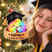 Load image into Gallery viewer, Personalized Graduation Dumpling Acrylic Ornament Gift
