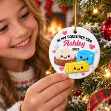 Load image into Gallery viewer, Personalized Round Acrylic Ornament Cute Dumpling Gift for Kids
