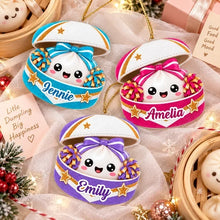Load image into Gallery viewer, Personalized Cheerleader Dumpling Acrylic Ornament Gift for Daughter
